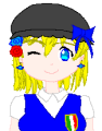 Stella, la mascotte della Xitsoft, può essere considerato un OC. Qui è illustrata in stile 16色ＣＧ.