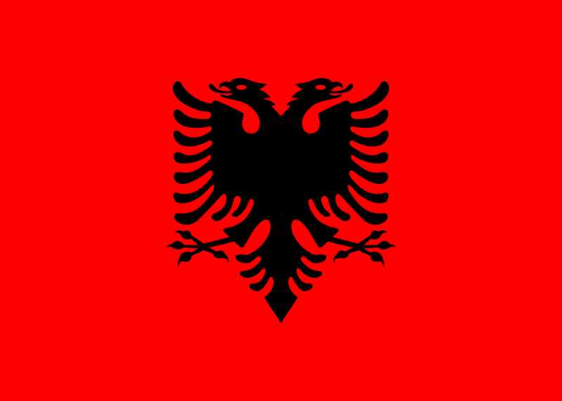 File:Bandiera albanese.png