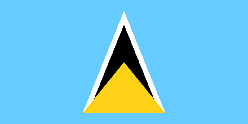 File:Bandiera di Santa Lucia.png